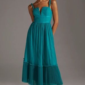 Hutch Teal Midi Dress